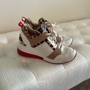 Michael Kors leopard sneakers